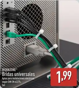 ALDI WORKZONE Bridas universales oferta