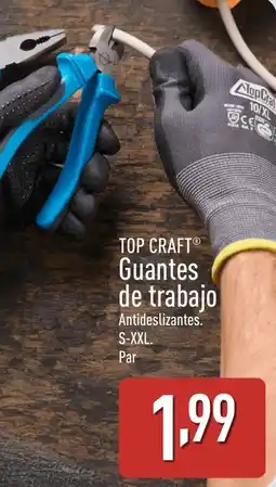 ALDI TOP CRAFT Guantes de trabajo oferta