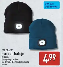 ALDI TOP CRAFT Gorro de trabajo oferta