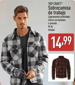 ALDI TOP CRAFT Sobrecamisa de trabajo oferta