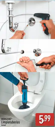 ALDI WORKZONE Limpiatuberías oferta