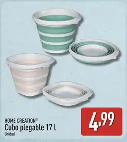 ALDI HOME CREATION Cubo plegable oferta