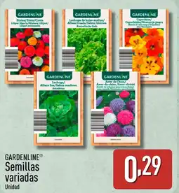 ALDI GARDENLINE Semillas variadas oferta