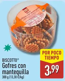 ALDI BISCOTTO Gofres con mantequilla oferta