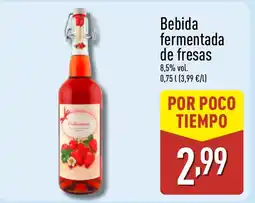 ALDI Bebida fermentada de fresas oferta