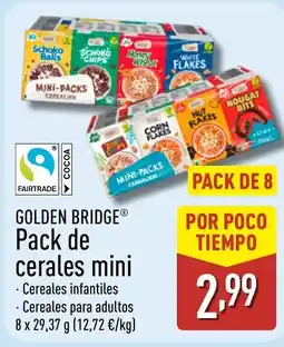 ALDI GOLDEN BRIDGE Pack de cerales mini oferta