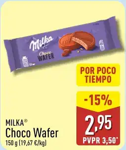 ALDI MILKA Choco Wafer oferta