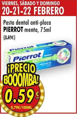 SPAR PIERROT Pasta dental anti-placa menta oferta