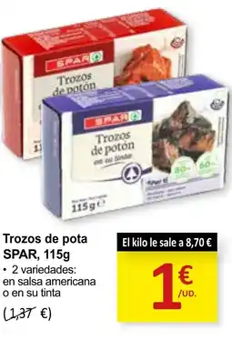 SPAR SPAR Trozos de pota oferta