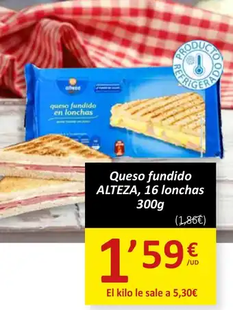 ALTEZA Queso fundido 16 lonchas