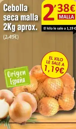 SPAR Cebolla seca malla oferta