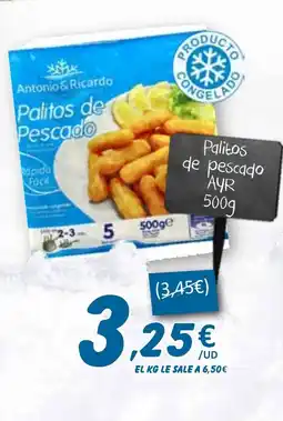 SPAR AYR Palitos de Pescado oferta