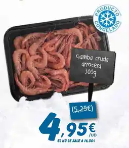 SPAR Gamba cruda arrocera oferta