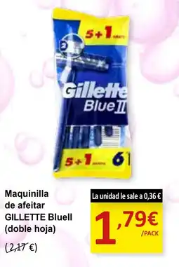 SPAR GILLETTE Maquinilla de afeitar Bluell (doble hoja) oferta