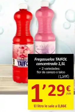 SPAR TAIFOL Fregasuelos concentrado oferta