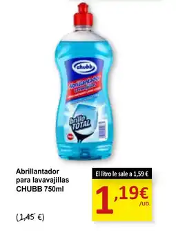 SPAR CHUBB Abrillantador para lavavajillas oferta