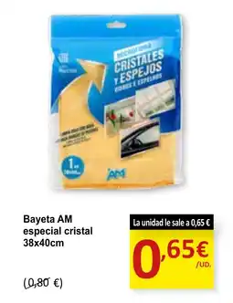 SPAR AM Bayeta especial cristal 38x40cm oferta