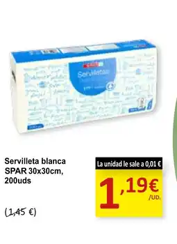 SPAR SPAR Servilleta blanca oferta