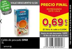SPAR SPAR Caldo de pescado oferta