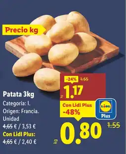 Lidl Patata oferta