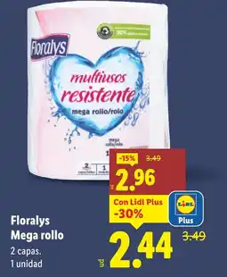 Lidl FLORALYS Mega rollo oferta