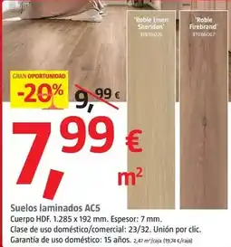 Bauhaus Sheridan - suelos laminados ac5 oferta
