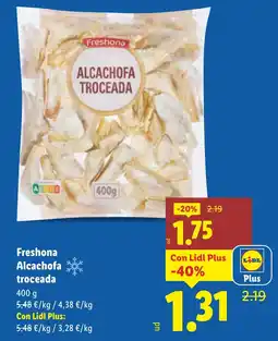 Lidl FRESHONA Alcachofa troceada oferta