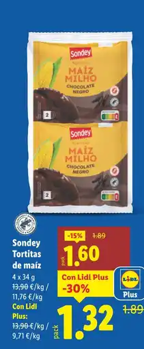 Lidl SODNEY Tortitas de maíz oferta