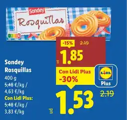 Lidl SODNEY Rosquillas oferta