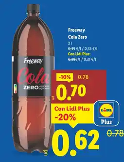 Lidl FREEWAY Cola Zero oferta