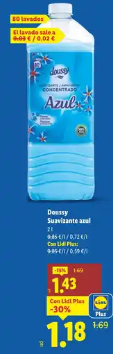 Lidl DOUSSY Suavizante azul oferta