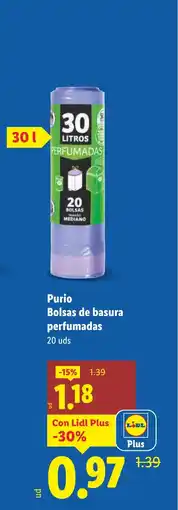 Lidl Purio Bolsas de basura perfumadas oferta