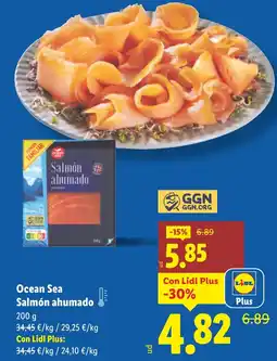 Lidl Ocean Sea Salmón ahumado oferta