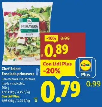 Lidl Chef Select Ensalada primavera oferta