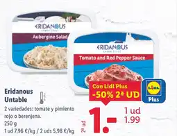 Lidl ERIDANOUS Untable oferta