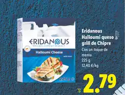 Lidl ERIDANOUS Halloumi queso grill de Chipre oferta