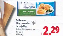 Lidl ERIDANOUS Mini caracolas de hojaldre oferta