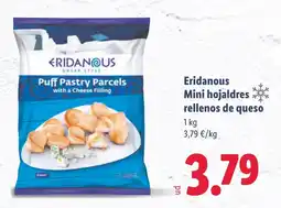 Lidl ERIDANOUS Mini hojaldres rellenos de queso oferta