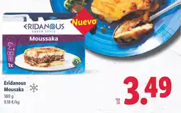 Lidl ERIDANOUS Mousaka oferta