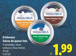 Lidl ERIDANOUS Salsas de queso feta oferta