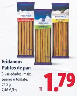 Lidl ERIDANOUS Palitos de pan oferta