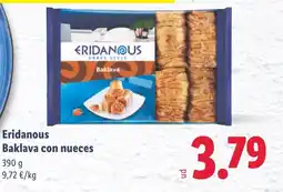 Lidl ERIDANOUS Baklava con nueces oferta