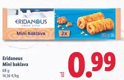 Lidl ERIDANOUS Mini baklava oferta