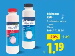 Lidl ERIDANOUS Kefir oferta