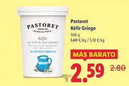 Lidl PASTORET Kéfir Griego oferta