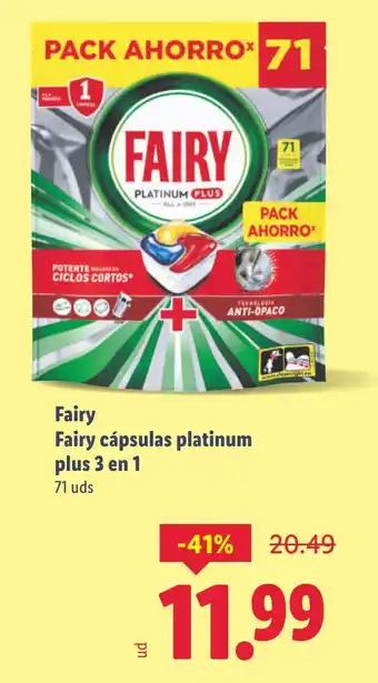FAIRY cápsulas platinum plus 3 en 1