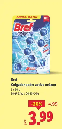 Lidl BREF Colgador poder activo océano oferta