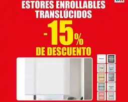 Bricoking ESTORES ENROLLABLES TRANSLÚCIDOS oferta