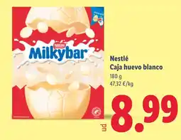 Lidl NESTLE Caja huevo blanco oferta