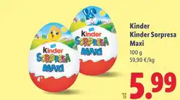 Lidl KINDER Sorpresa Maxi oferta